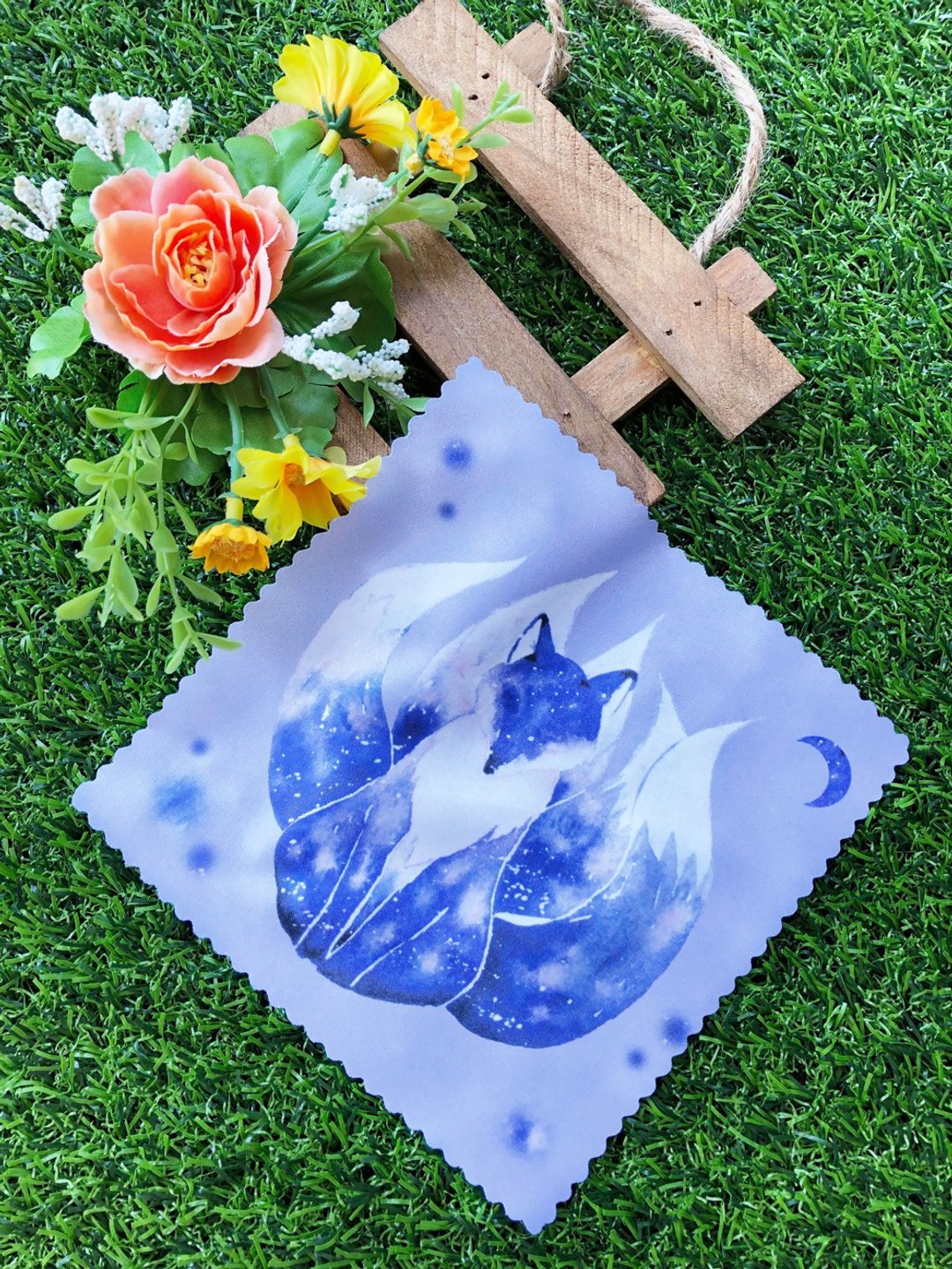 紫舞-手机擦拭布-眼镜布 - 眼镜盒/眼镜布 - 其他人造纤维 紫色