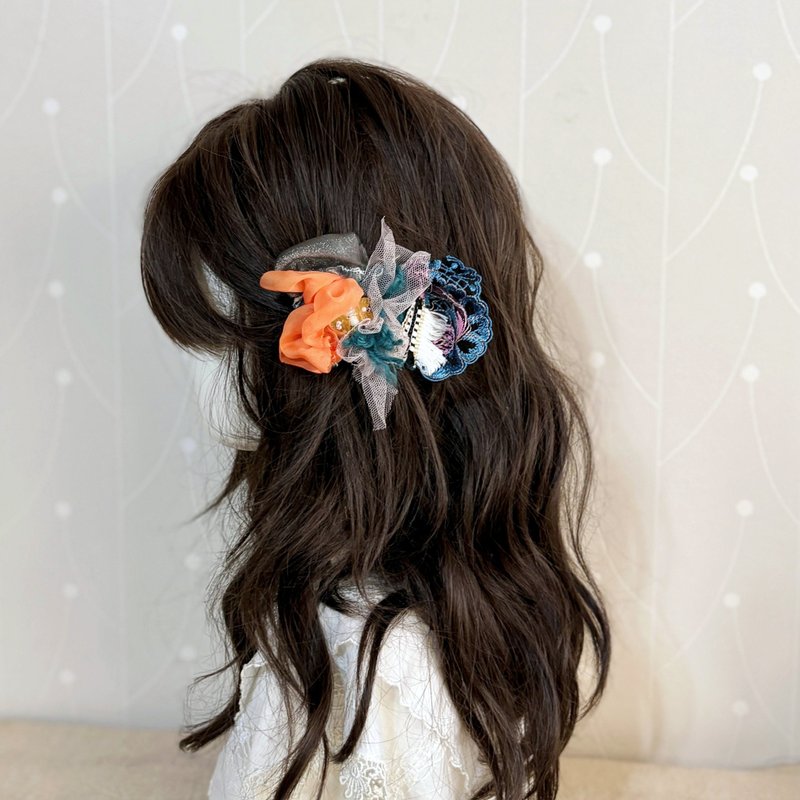 手工拼接 / 串珠发夹 BB夹 浏海夹 手工发饰 - 发饰 - 其他材质 多色