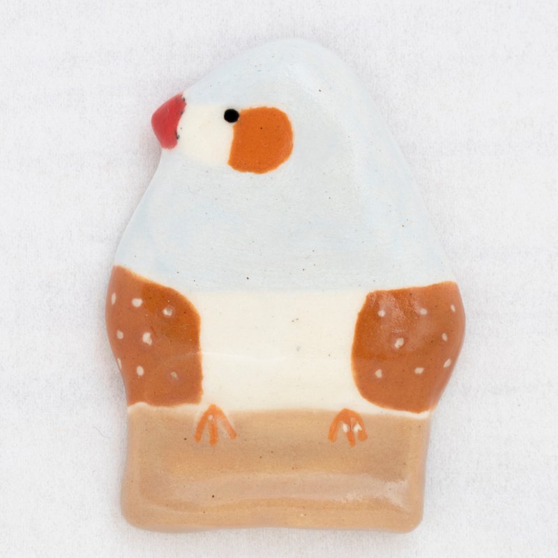 斑胸草雀筷子架 GIS（灰伊莎贝尔）男 - 筷子/筷架 - 陶 