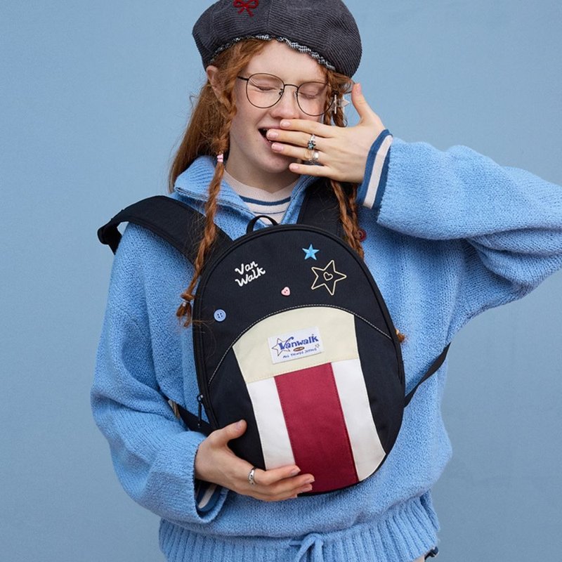 出走Vanwalk 台湾官方-幸运星系列-天使羽翼造型后背包 - 后背包/双肩包 - 其他人造纤维 多色