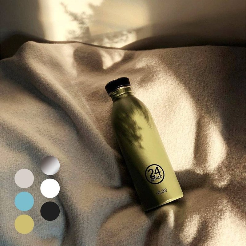 意大利 24Bottles 轻量冷水瓶 500ml / 单色系列 - 水瓶/水壶 - 不锈钢 多色