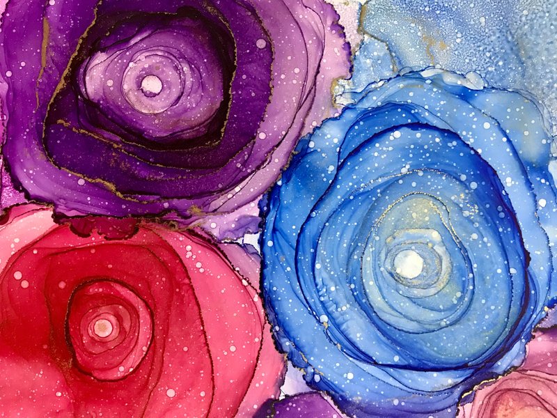 日本酒精艺术证书课程一对一(实体/在线)可消息询问其他时段 - 插画/绘画/写字 - 纸 