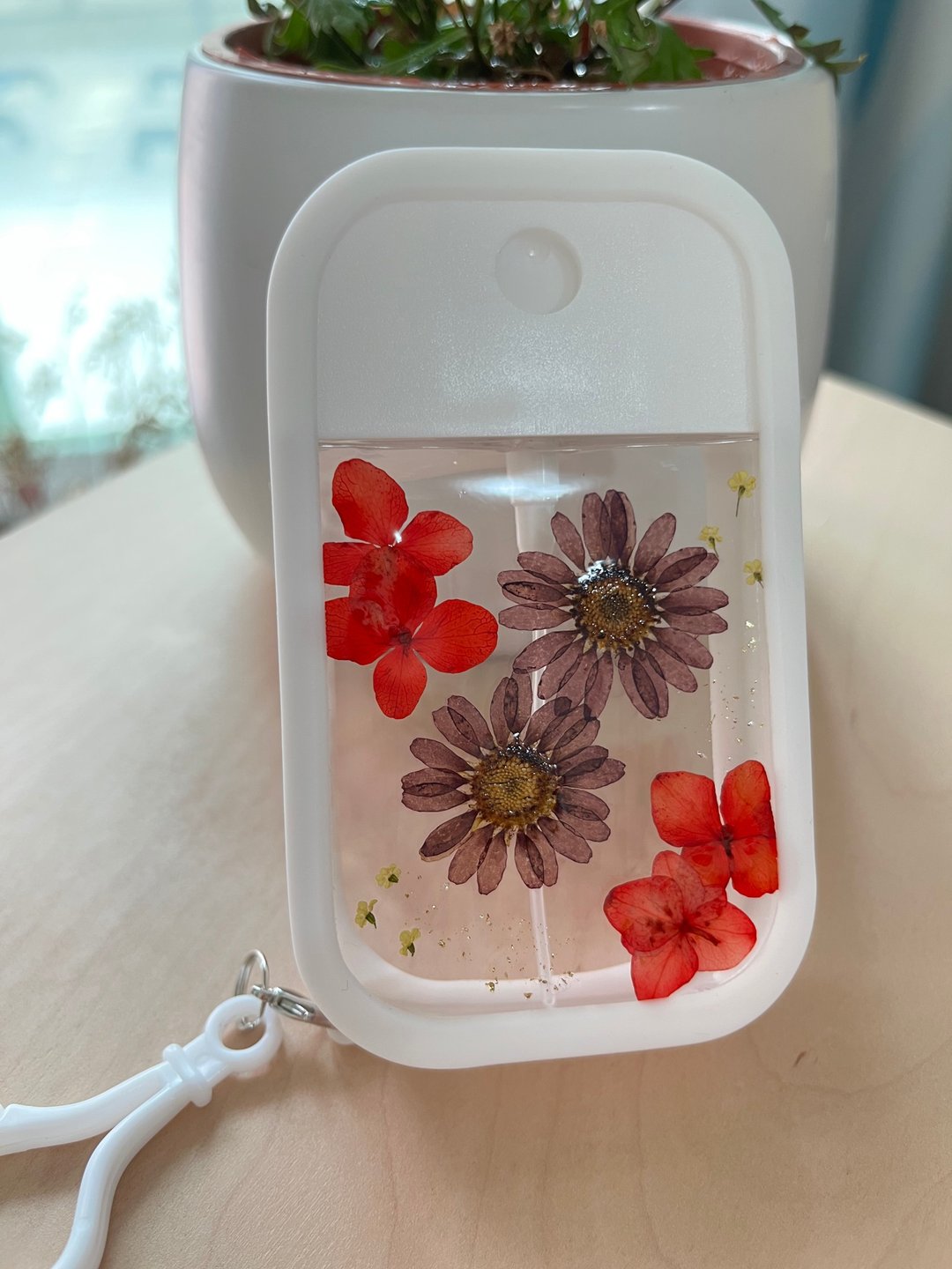 原创 押花酒精瓶x喷雾瓶 押花 干燥花 婚礼礼品 婚礼小物 - 吊饰 - 塑料 