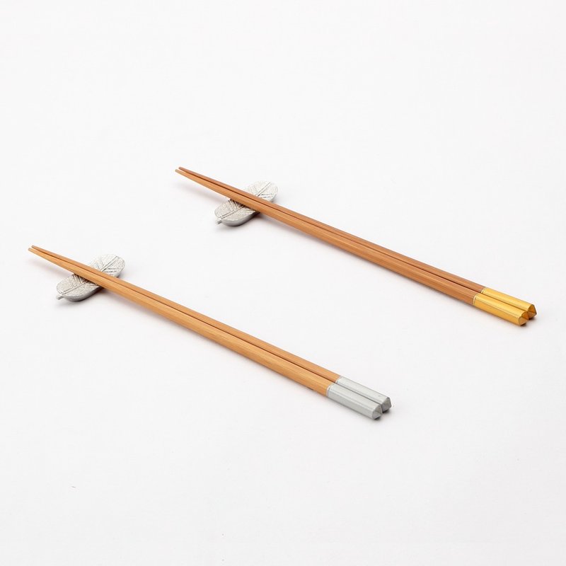 Bamboo Arrow Chopsticks & Rest / Set of 2 - 筷子/筷架 - 竹 
