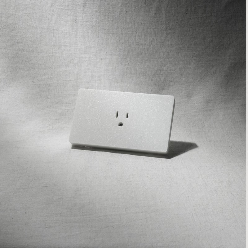 2.0、5.5 单插座盖 国际牌星光改装面板 【原创商品】 - 其他 - 其他材质 白色