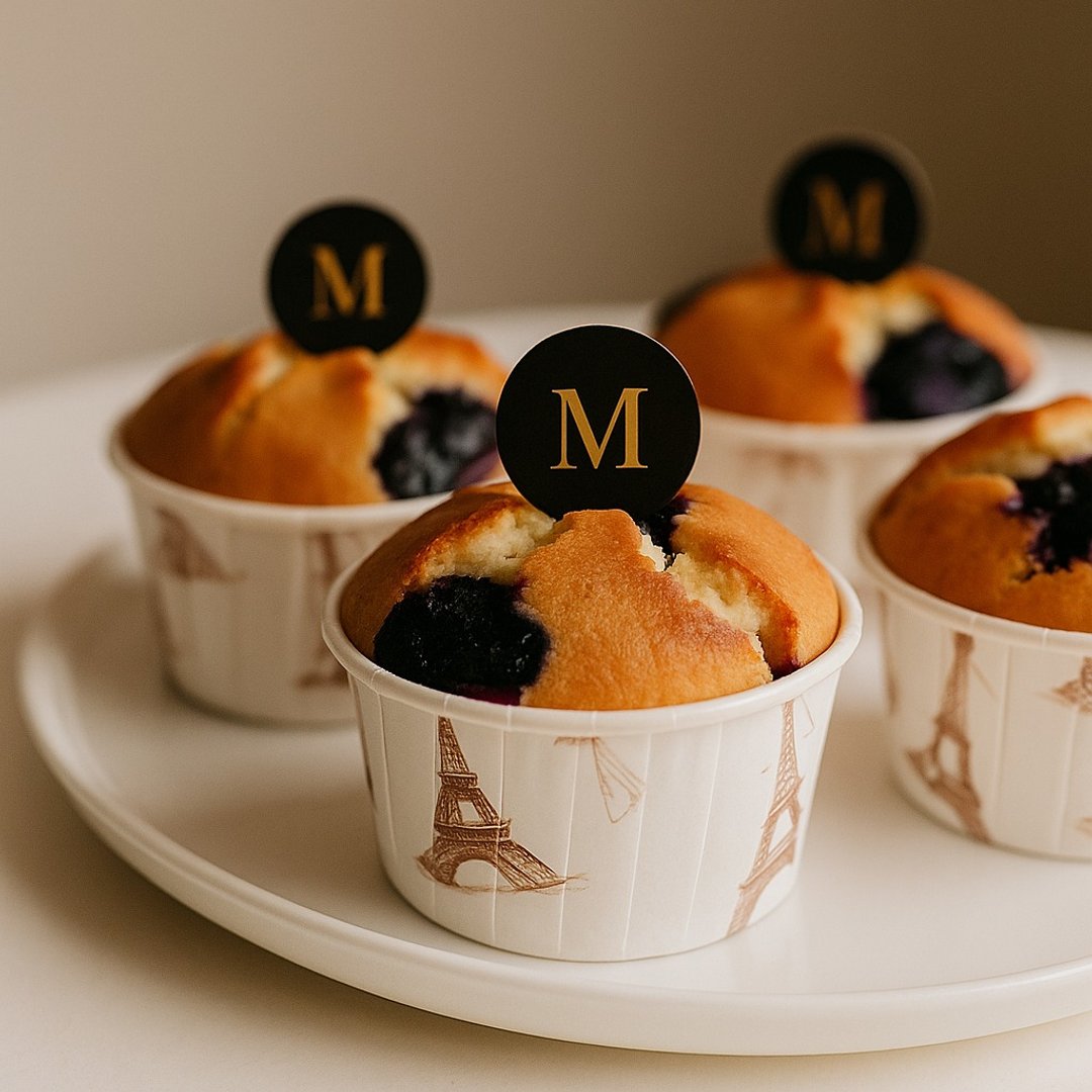 6入爆浆蓝莓小玛芬 Blueberry mini muffins - 蛋糕/甜点 - 新鲜食材 