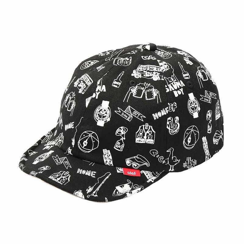 Clef Chi-bee x clef FUNDAY B.CAP 翻檐帽 短檐帽 CBC001 - 帽子 - 其他人造纤维 多色