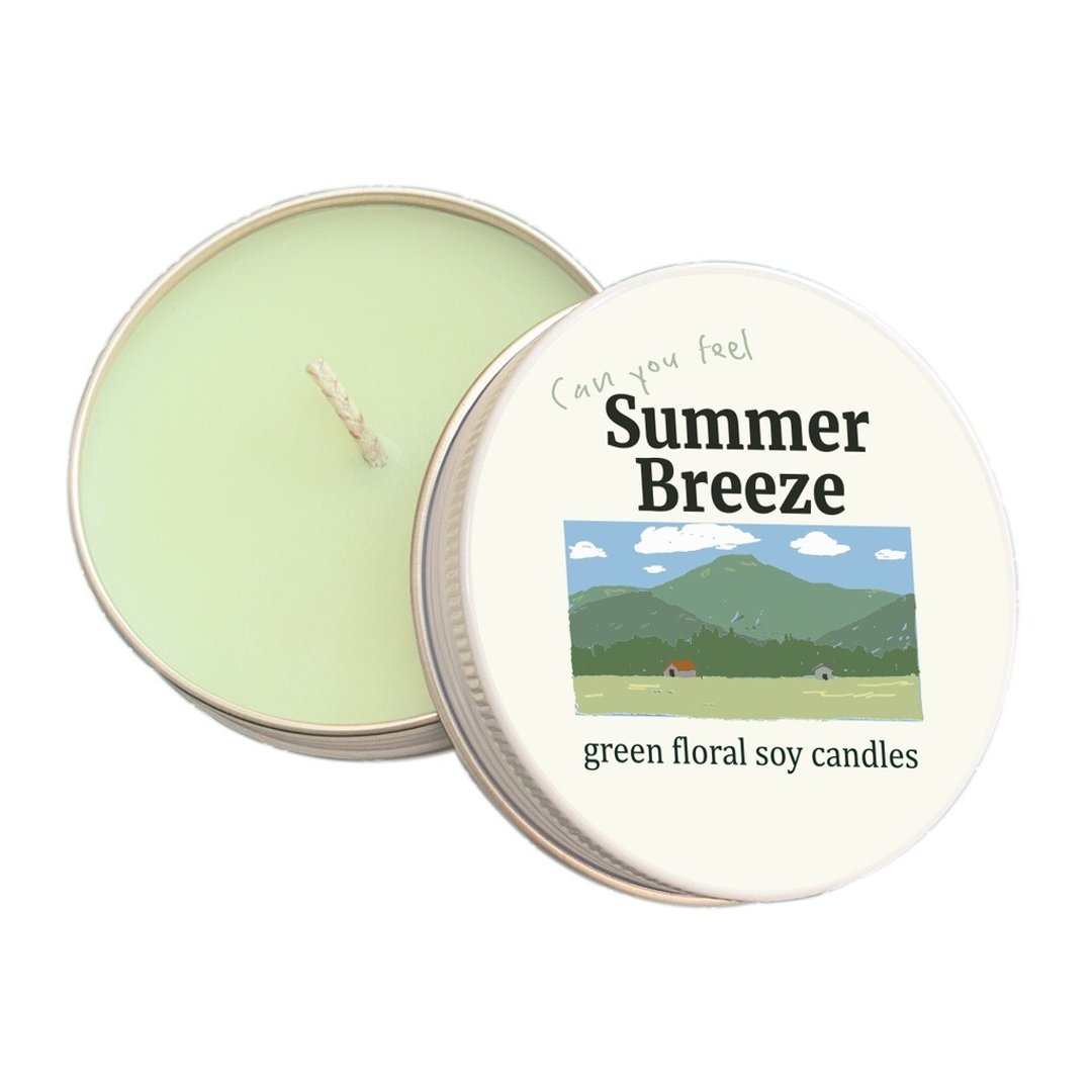 Summerstuff.marine - 大豆蜡烛 夏日微风香型（60 克） - 蜡烛/烛台 - 蜡 蓝色