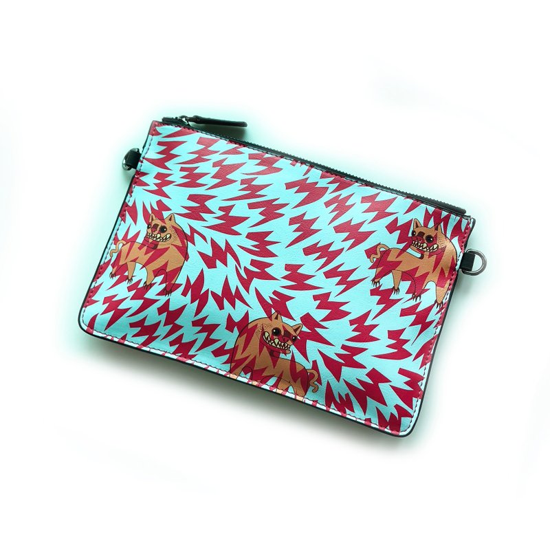 粉红闪电图案2用ipad mini包包 - 手提包/手提袋 - 人造皮革 粉红色