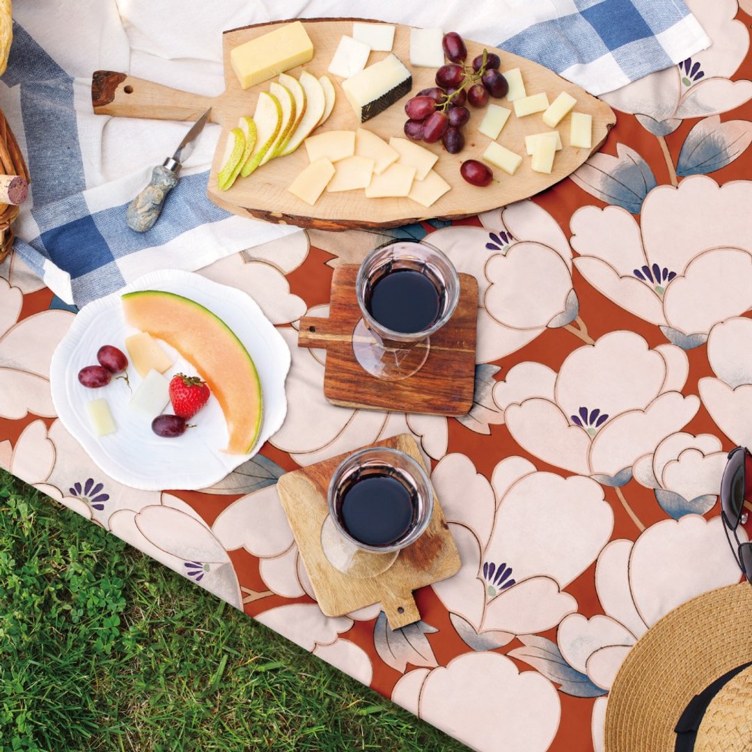 【Made in Japan】 Harokka x irohana | seiko Picnic Mat - 野餐垫 - 防水材质 红色