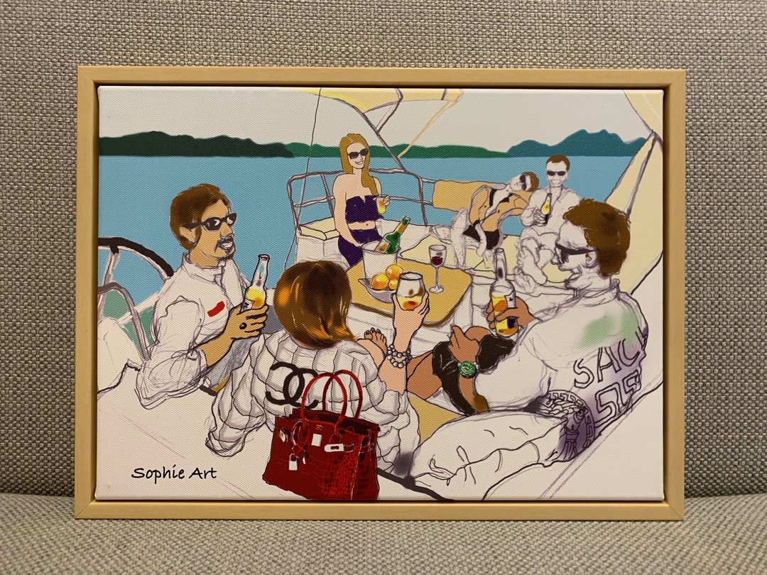 苏妃艺术/马太的晏会/幸福小组/挂画/无框画/有框画/定制化尺寸 - 海报/装饰画/版画 - 其他材质 