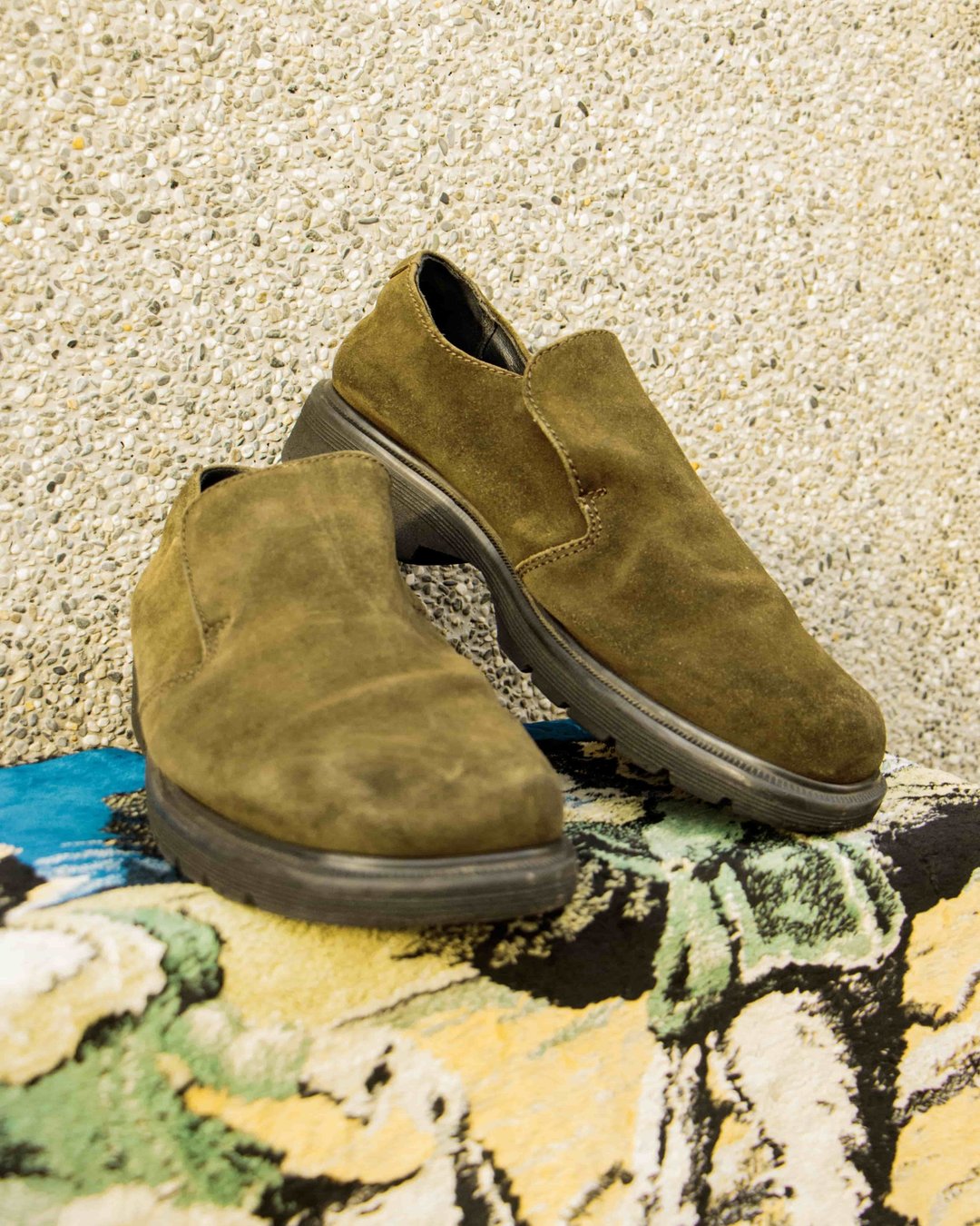 Tsubasa.Y│UK10 Dr.Martens 麂皮低筒马汀 L01 墨绿色 英制 皮鞋 - 男款皮鞋 - 真皮 绿色