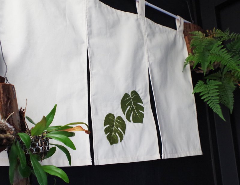 刺绣门帘(挂耳式)(帆布) __家饰类 包邮 文青 门帘 - 门帘/门牌 - 棉．麻 白色