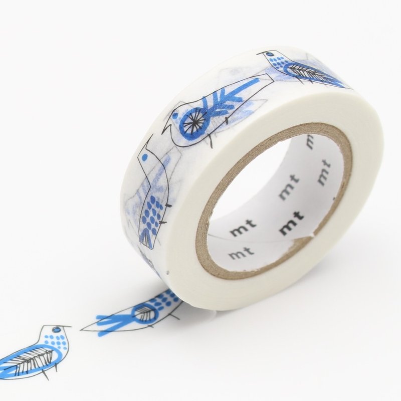 mt 和纸胶带 x Lisa Larson【复古鸟儿 (MTLISA08)】2017SS - 纸胶带 - 纸 多色