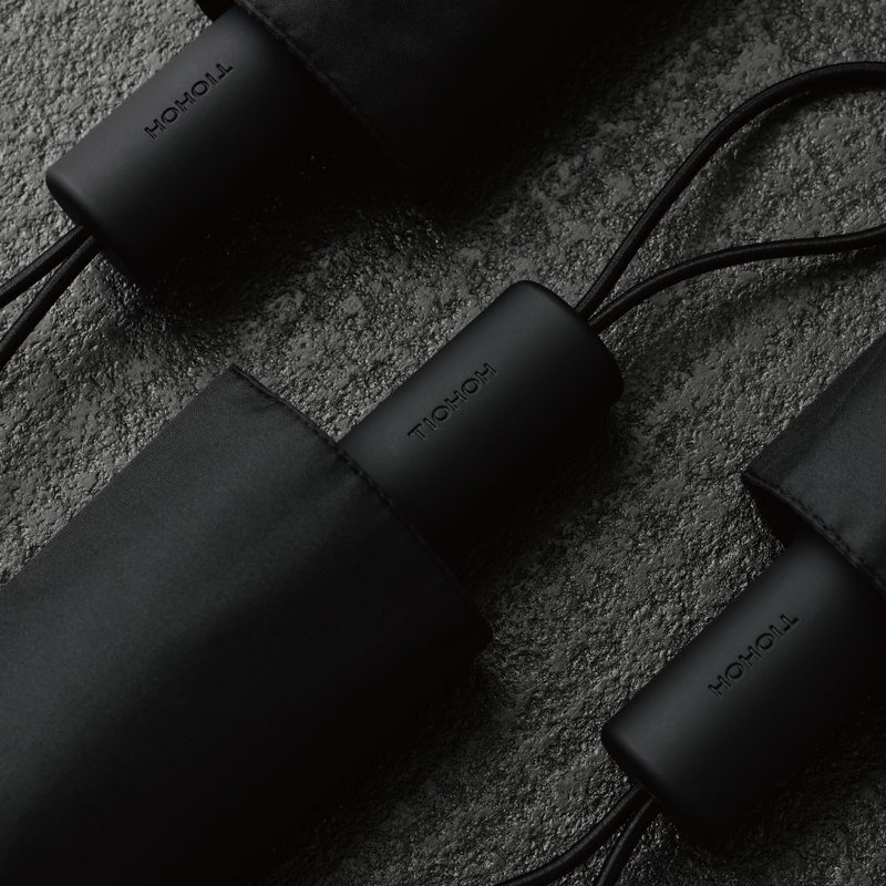 【T3Lite系列/手开折叠伞】超泼水 折叠伞 雨伞 晴雨伞 折叠伞 - 雨伞/雨衣 - 防水材质 黑色