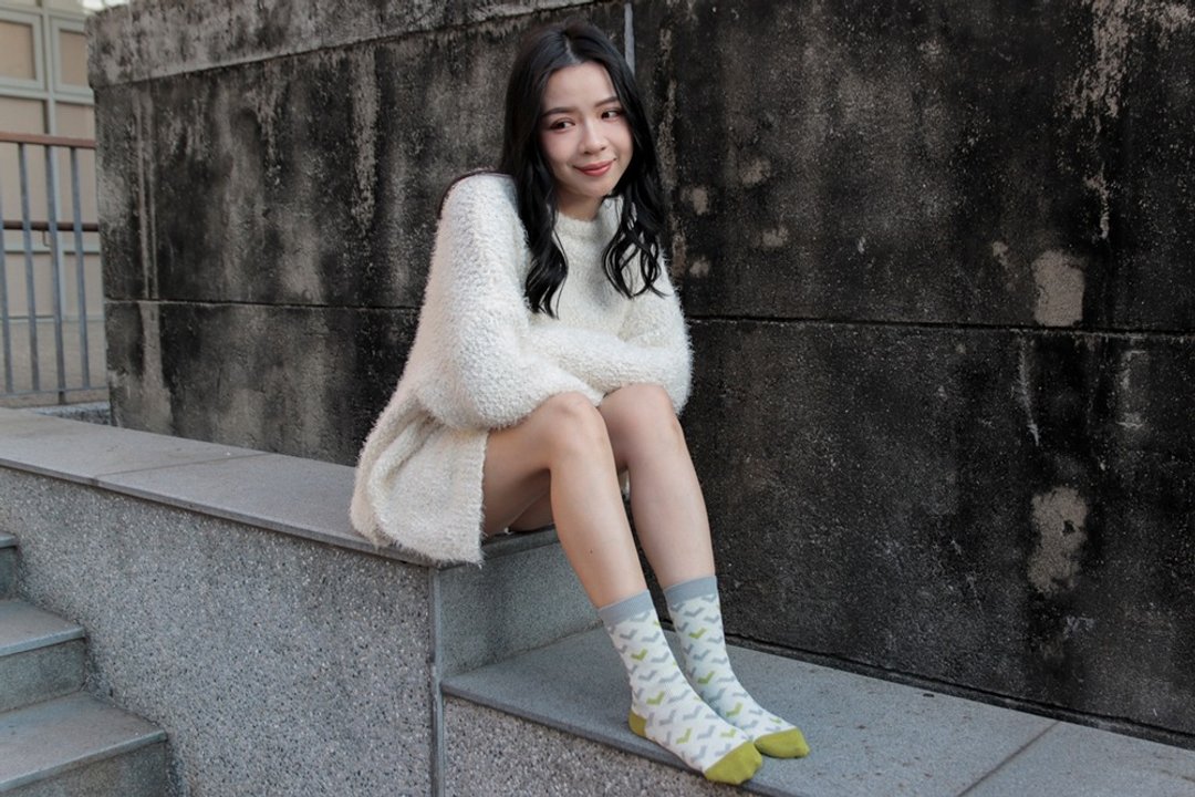 unni雅仕中性款棉袜 袜子 socks 中筒袜 男女袜 暖 精梳棉 鞋履袜 - 袜子 - 其他材质 绿色