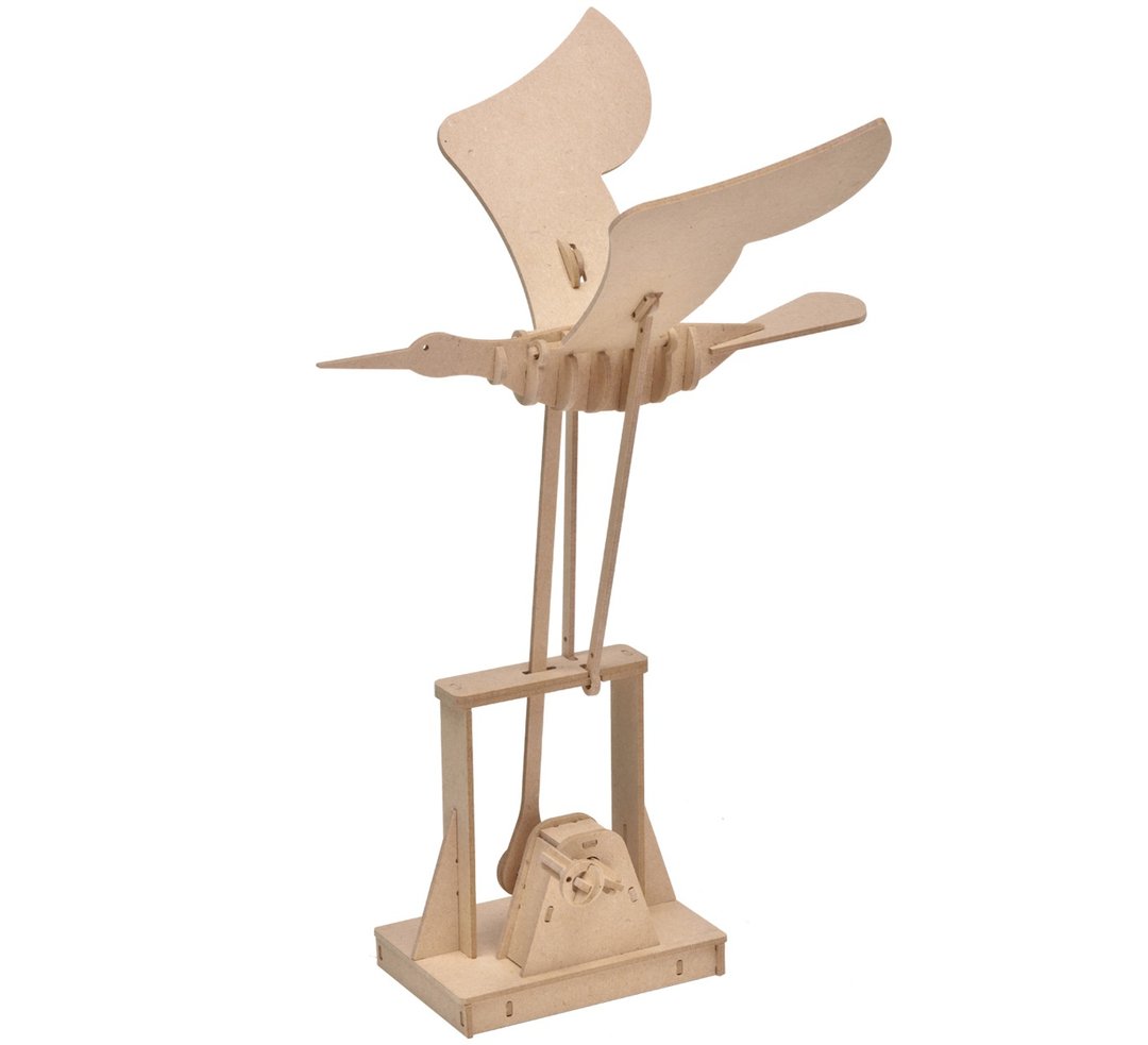 Modelshop立体拼图【原色款-信天翁】3D动态模型DIY动漫插画桌游 - 拼图 - 木头 