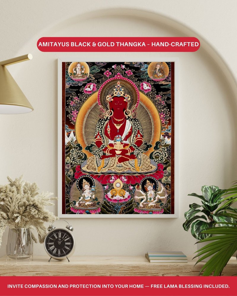 真品手绘阿弥陀佛 | 传统艺术家居装饰 - 墙贴/壁贴 - 其他材质 多色