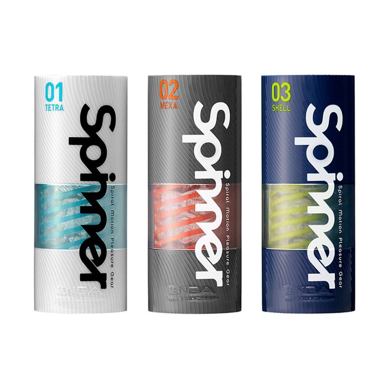 TENGA SPINNER 自体回转旋吸飞机杯 情趣用品 情人节礼物 - 情趣用品 - 塑料 蓝色