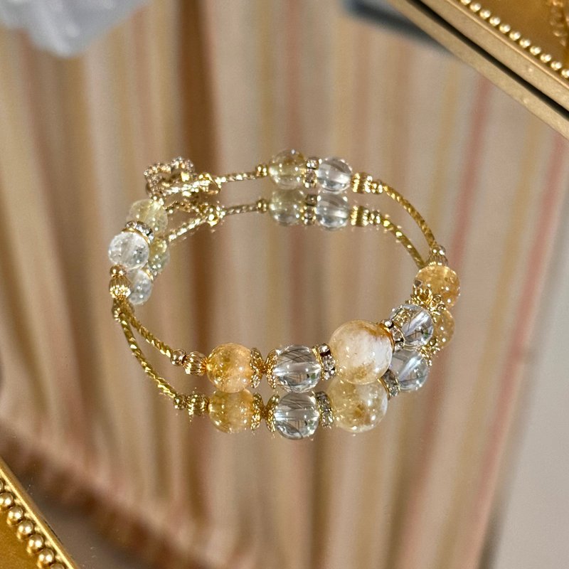 金发维纳斯系列 - 强招财 / 业绩 / 乐观思维 - 手链/手环 - 宝石 多色