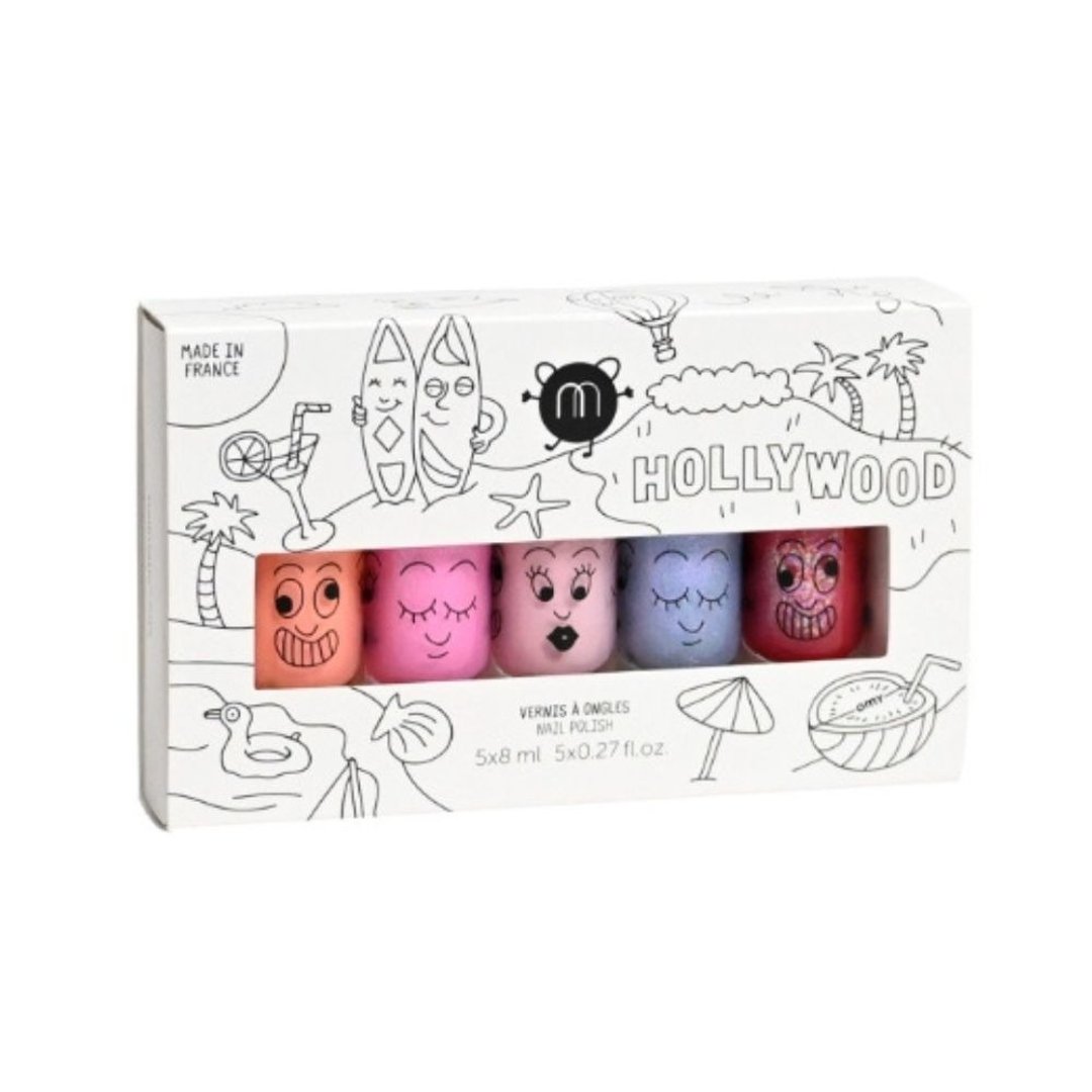 nailmatic 儿童水漾亮彩指甲油 - 佛朗明哥/多莉/贝拉/玛琳/小美人 - 指甲油/指甲贴 - 颜料 多色