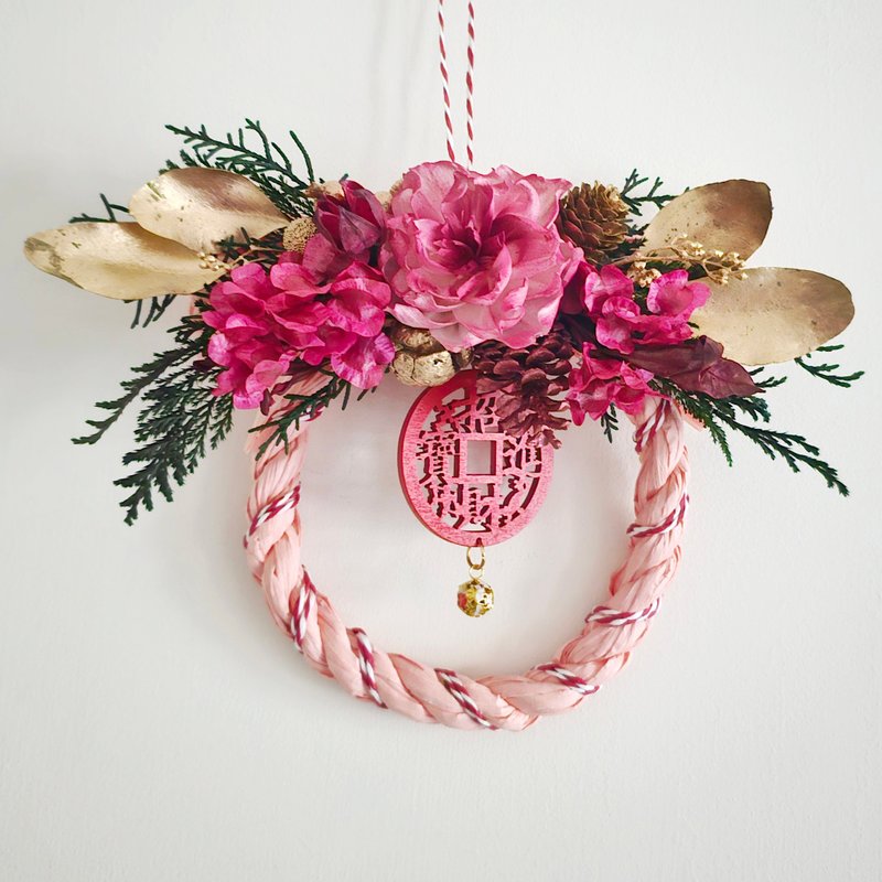 迎春粉红注连绳 - 摆饰 - 植物．花 粉红色