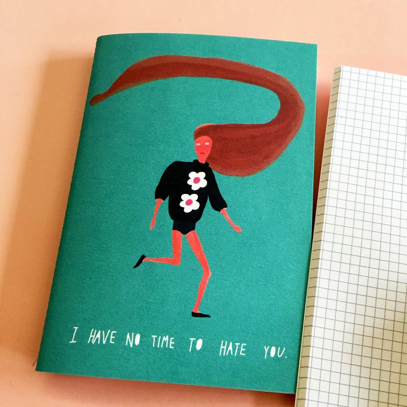 I Hate You! | 网格笔记本 - 笔记本/手帐 - 纸 绿色