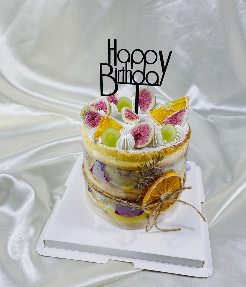 水果裸 蛋糕 生日蛋糕 定制化 甜点 弥月 婚礼 母亲节 6 8寸宅配 - 蛋糕/甜点 - 新鲜食材 红色