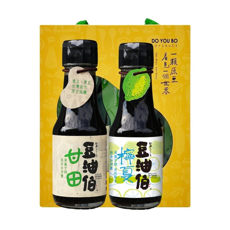 【送礼首选】 豆油伯 豆型开窗礼盒|薄盐美味组 - 酱料/调味料 - 玻璃 咖啡色