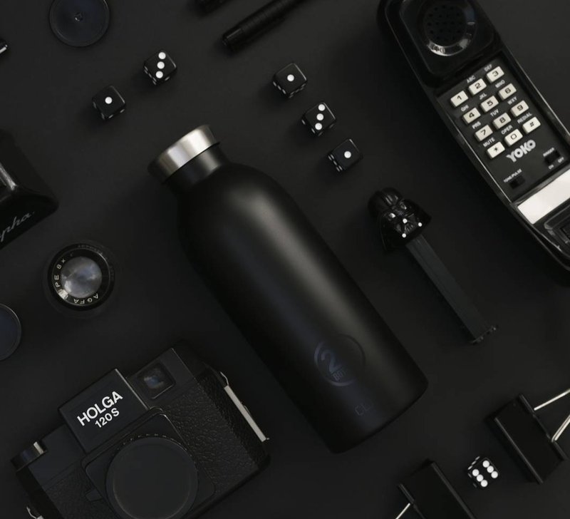 意大利24Bottles【CLIMA冷热保温系列】绅士黑 - 不锈钢瓶 - 水瓶/水壶 - 不锈钢 黑色