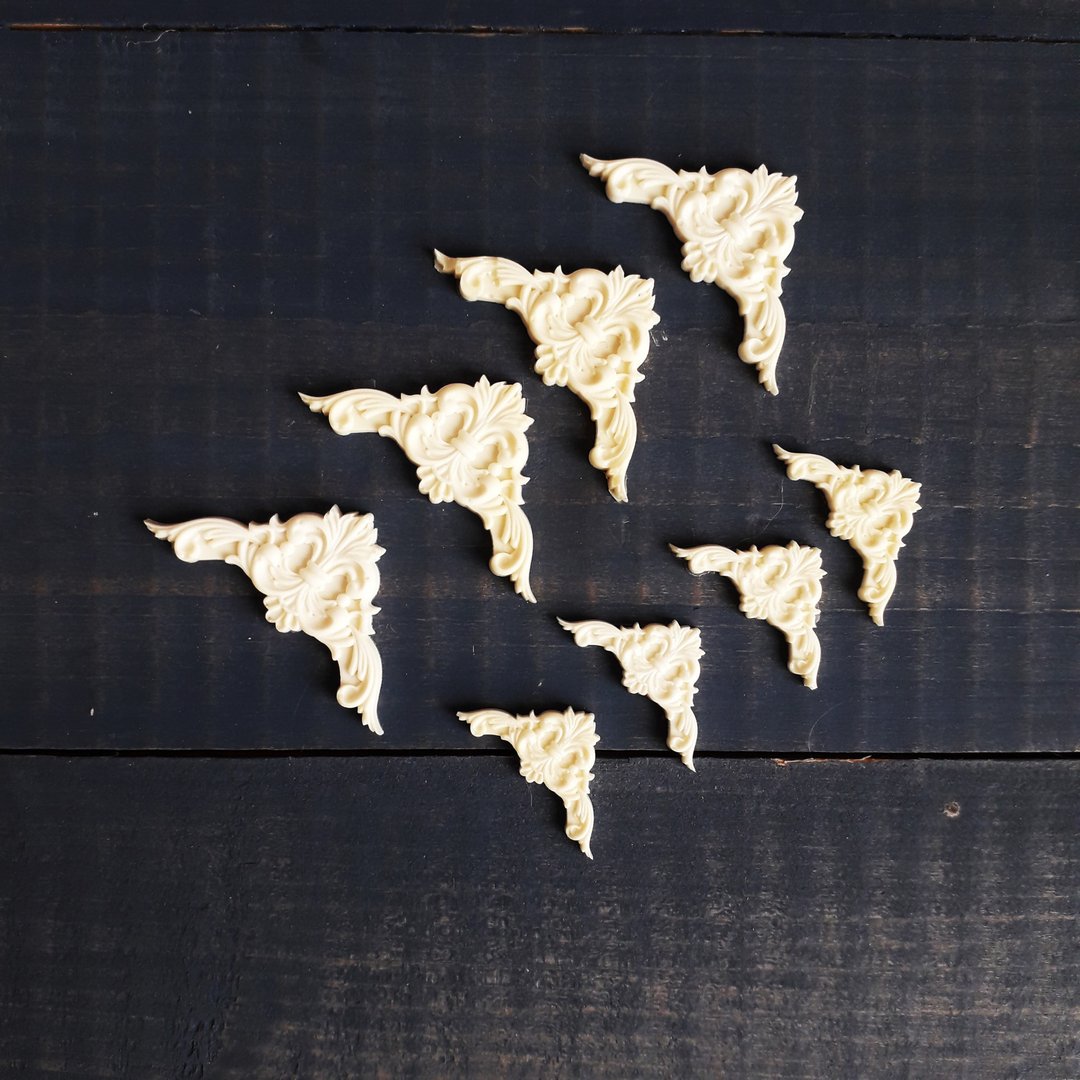 8 pcs Decorative corners for crafting Furniture applique - 其他 - 塑料 