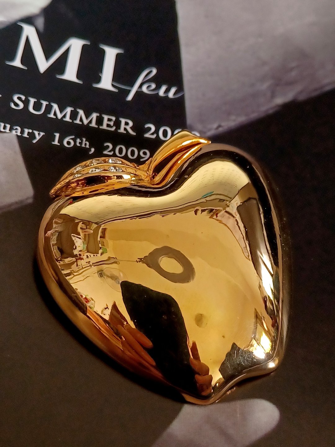 vintage jewelry 古董金苹果典雅别针 - 胸针 - 其他金属 
