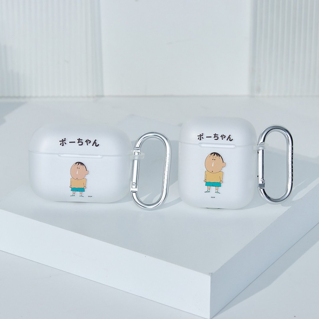 蜡笔小新阿呆雾面AirPods保护套 - 耳机收纳 - 塑料 多色
