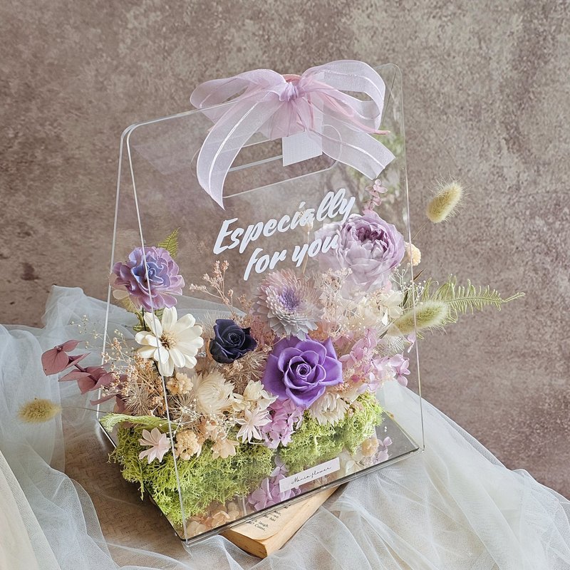 永生花 花草橱窗系列 //紫色系 快速出货 - 干燥花/捧花 - 植物．花 紫色