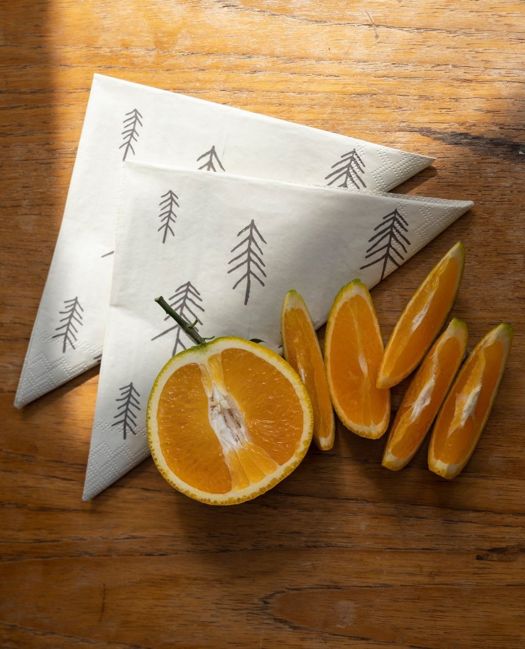 北欧设计师款 - 印花餐巾纸 PAPER NAPKINS TALL,Sand - 餐垫/桌巾 - 纸 卡其色