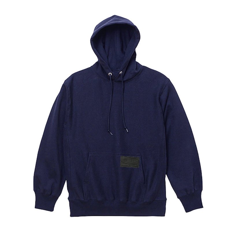 Heavy cotton pullover hoodie unisex cotton sweatshirt casual [Navy] TC020 - 女装针织衫/毛衣 - 棉．麻 蓝色