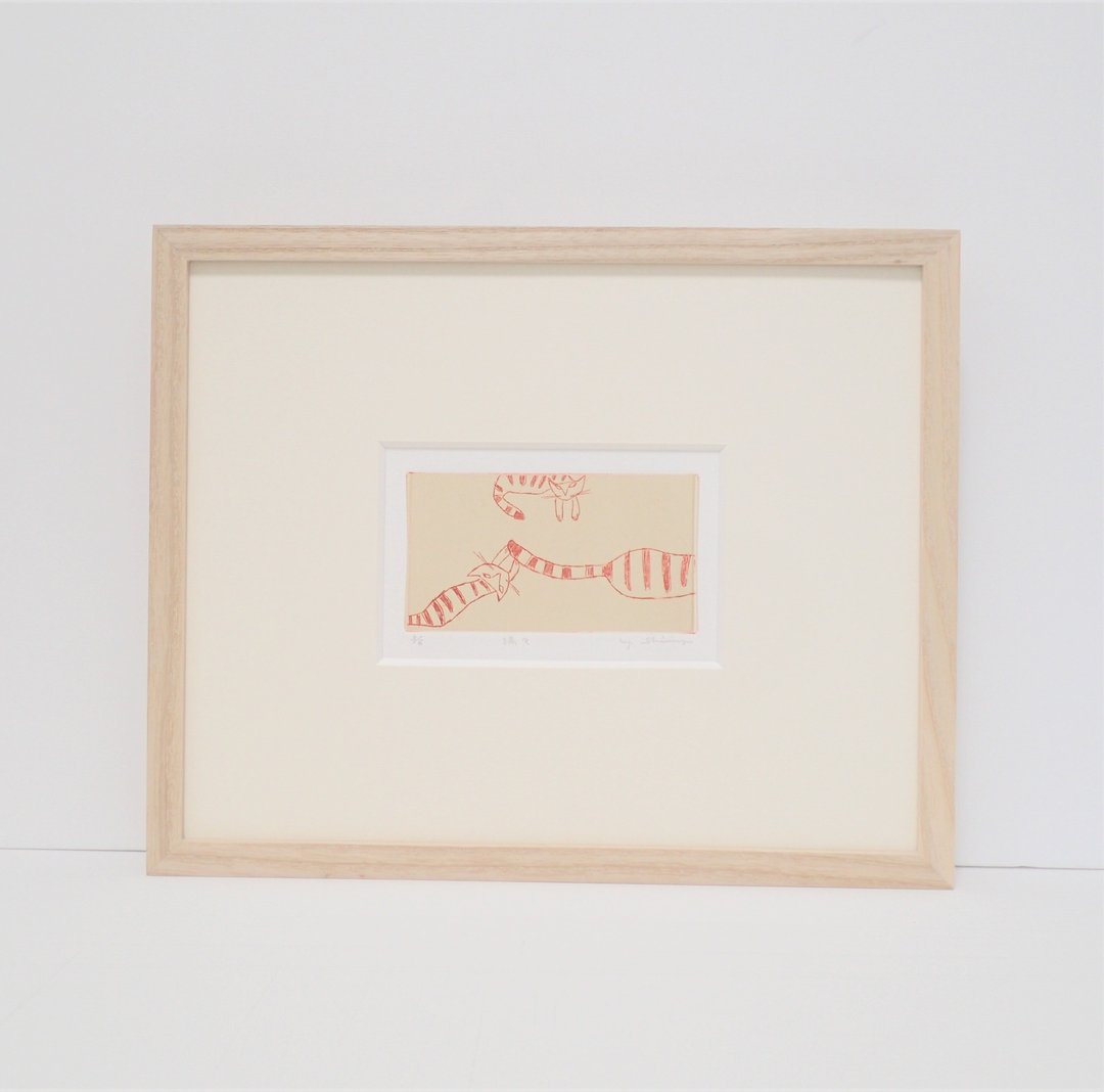 铜版画 ∣ 【条纹 橙色】 ∣ 仅画纸 - 海报/装饰画/版画 - 纸 橘色