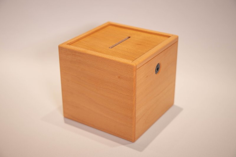 【非木不可】实木存钱筒 - 储蓄罐 - 木头 咖啡色