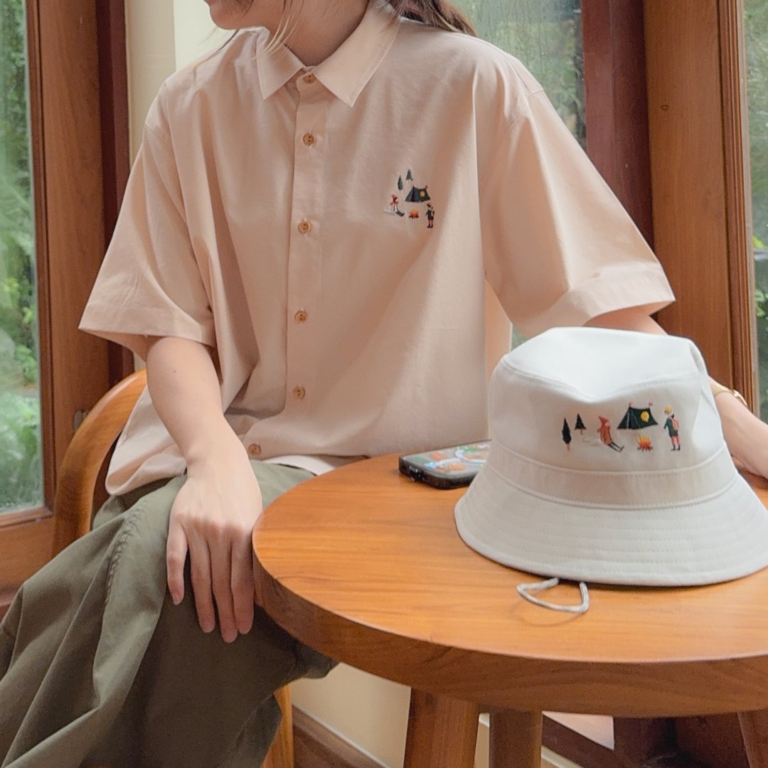TaTar Shirt 衬衫  Nude Color 裸色 - 女装衬衫 - 棉．麻 白色