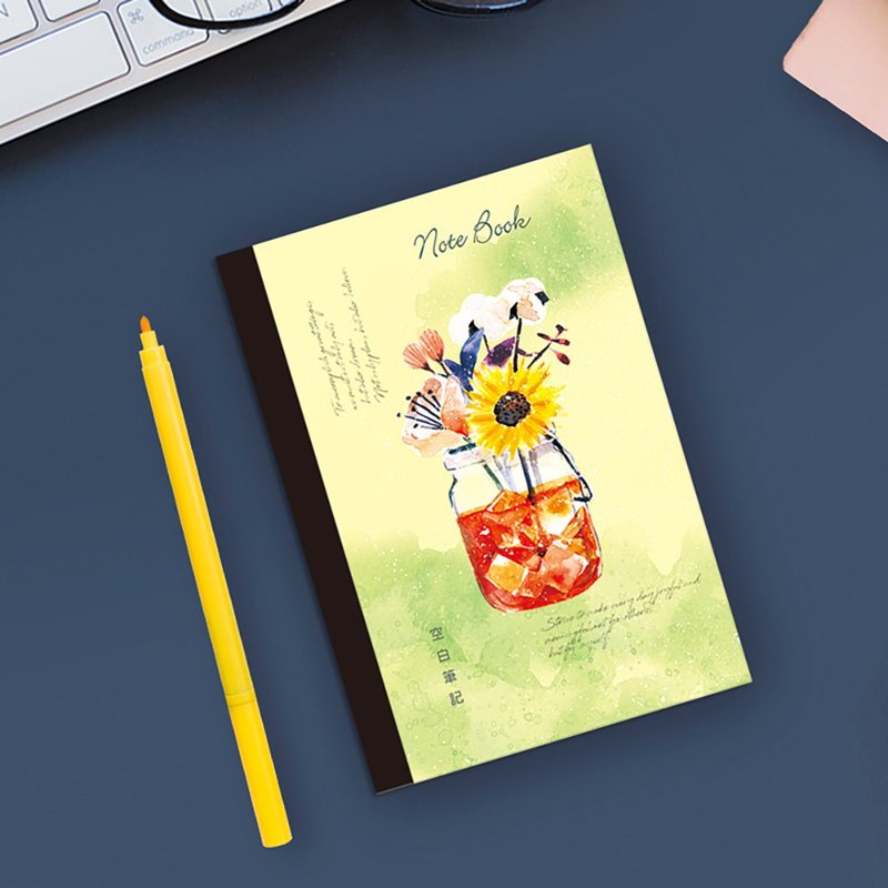 Chuyu A6/50K再生纸空白笔记/附可撕便条/笔记本/万用笔记 - 笔记本/手帐 - 纸 