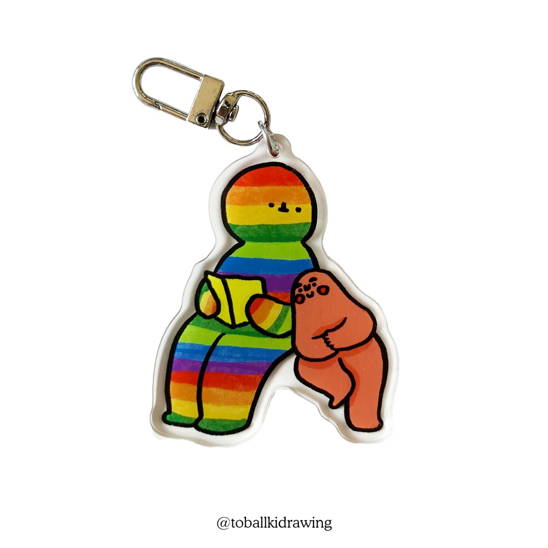 \ 彩虹灵魂 / acrylic keychains - 钥匙链/钥匙包 - 压克力 
