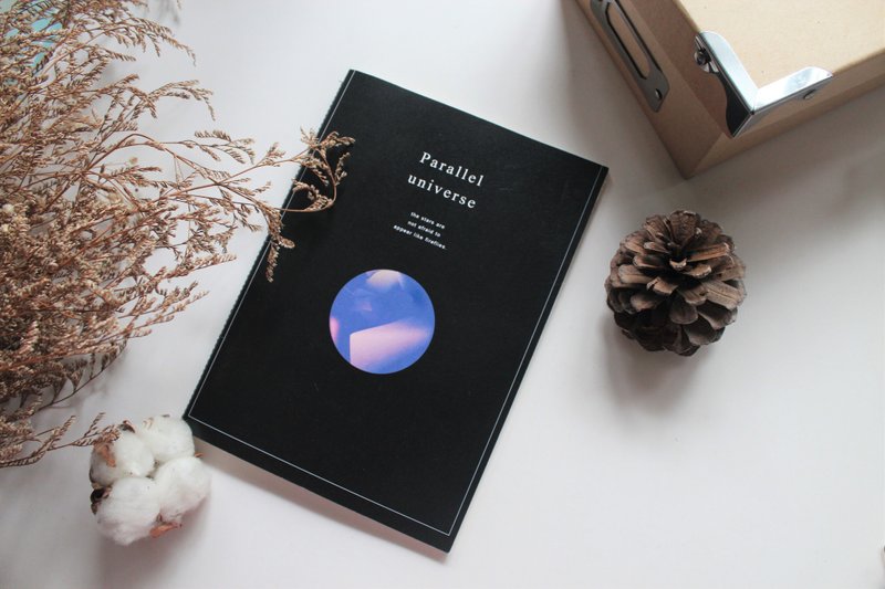 笔记本 / 平行时空下的永恒 - 笔记本/手帐 - 纸 黑色