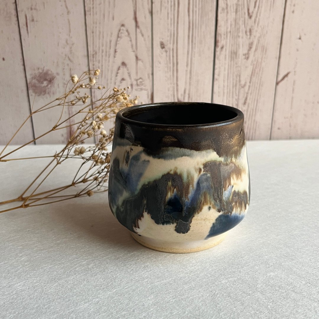 手工茶碗 抹茶碗 日式茶碗 茶道具 陶艺 陶器 新年礼物 - 茶具/茶杯 - 陶 多色