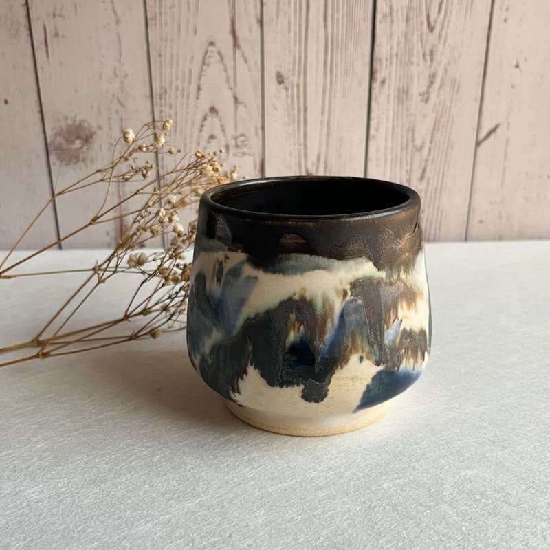 手工茶碗 抹茶碗 日式茶碗 茶道具 陶艺 陶器 新年礼物 - 茶具/茶杯 - 陶 多色