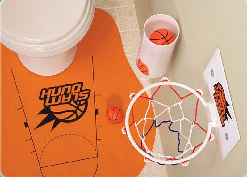 英国Temerity Jones 厕所打发时间用趣味篮球投篮游戏组-现货 - 其他 - 塑料 红色