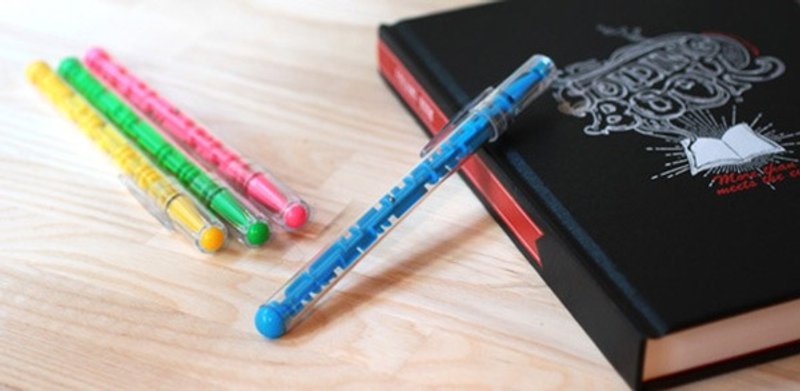 迷宫笔 2入/组 (颜色随机) - 其他书写用品 - 塑料 多色