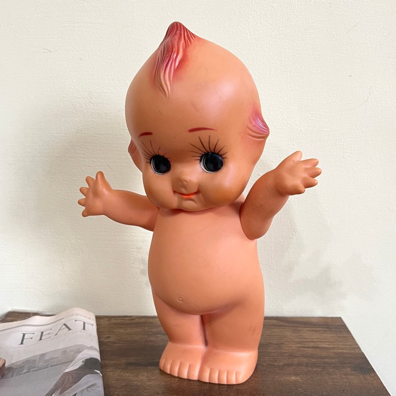 日本Kewpie 焦糖Q比娃娃30厘米 - 玩偶/公仔 - 其他材质 咖啡色