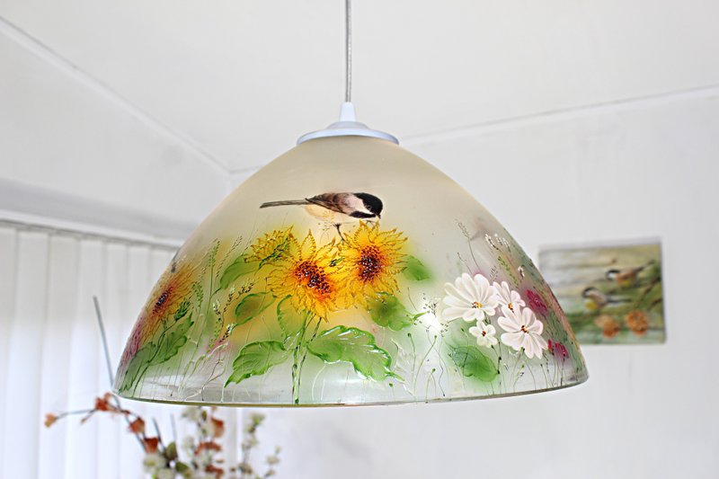 Pendant Light , Home Decor,Lighting  House,Stained glass. - 灯具/灯饰 - 玻璃 蓝色