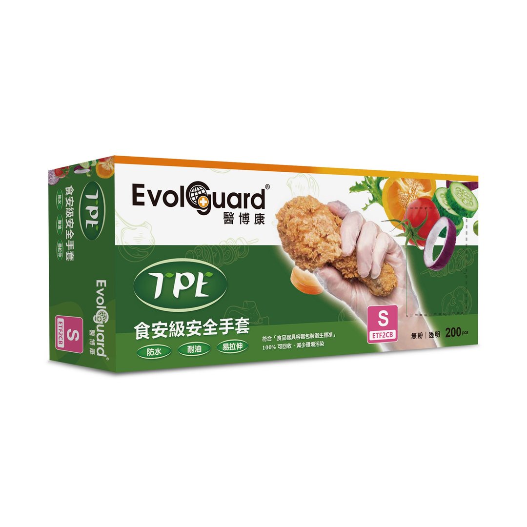 TPE食安级安全手套 200入/盒 | Evolguard 医博康 - 其他 - 塑料 透明