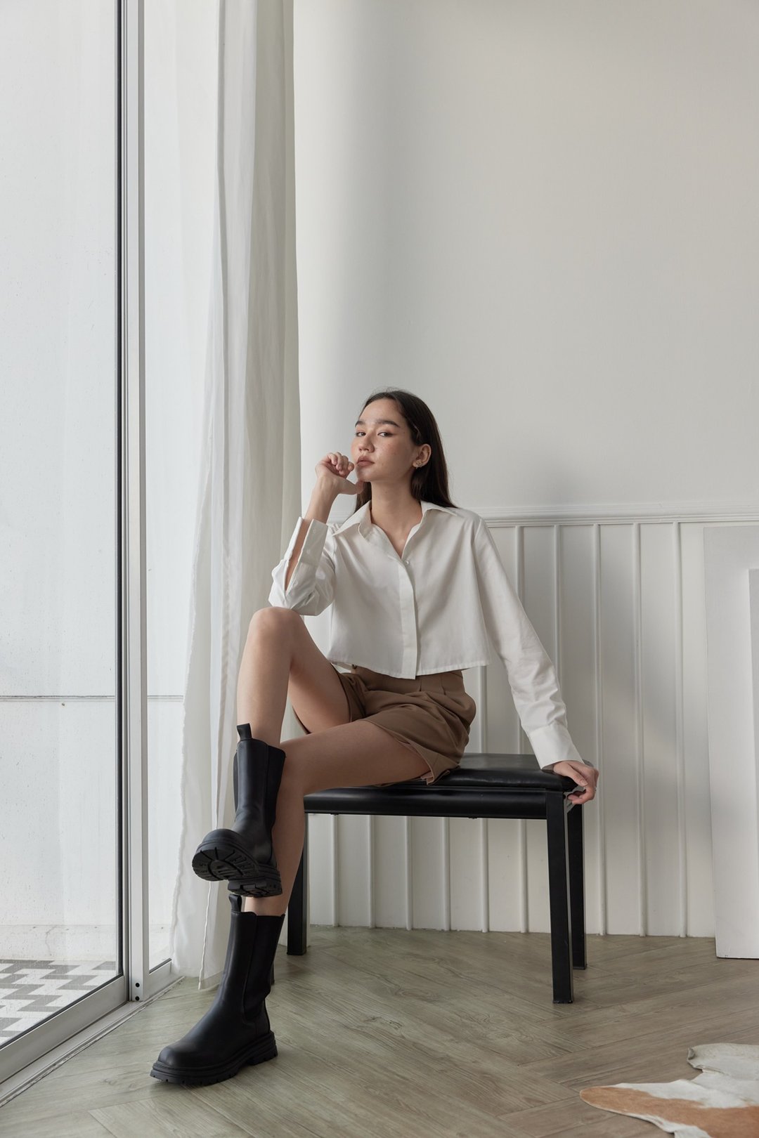 Basic shirt - 女装上衣 - 其他材质 白色